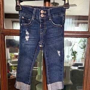 Wonder Nation Kids Jeans‎ in Deep Blue with Distressed Details